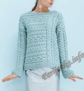 Пуловер (ж) 04*655 Phildar №5018