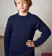 Пуловер с круглым воротником (д) 157 Creations 2015/2016 Bergere de France №4903