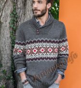 Пуловер (м) 16*677 Phildar №5065
