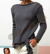 Пуловер с вырезом на спине (ж) 56*218 FAM №4850